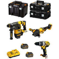 DeWALT Kit FVK381T2HD-QW 54V/18V (DCH333 + DCD996 + DCG414 + 2 x 6,0 Ah + DCB118 + 2 x TSTAK II + TSTAK VI) precio