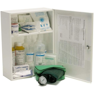 Armadietto Cassetta Medica Di Pronto Soccorso Con Allegato 1 Per Aziende + 3 Dip