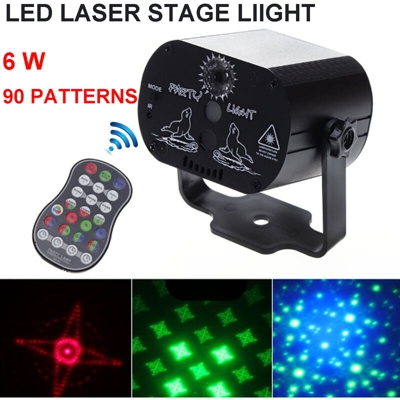90 modelli Laser Stage Lighting Proiettore RGB LED USB Light Party Disco Lamp