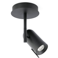 Orleans Plafoniera Nero 1L Gu10 Marca Faro características