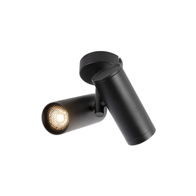 Faretto scopio - Design - Alluminio,Acciaio - Nero - Cilindro Max. 2 x Watt - Qazqa