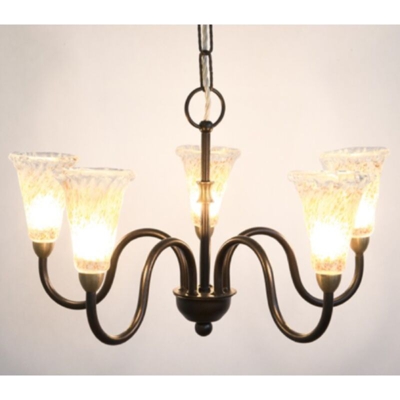 Lampadario lampada sogno a catena 5 luci in ferro battuto lampione lampade