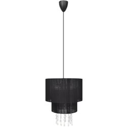 Lampada da Soffitto Lampadario in Cristallo Nera características