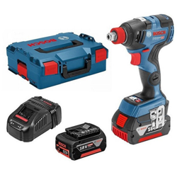 Avvitatore a massa battente BOSCH GDX 18V-200 C (2 x 5,0Ah + GAL1880CV + L-Boxx 136) en oferta