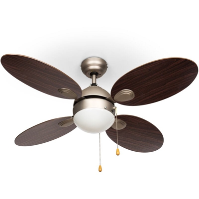 Valderama ventilatore da soffitto 2 in 1 42' 60W lampadario palissandro - Klarstein