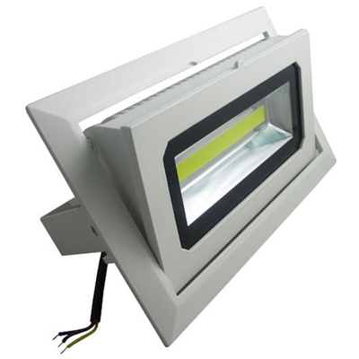Faretto faro led 20w luce calda cob orientabile incasso alette staffa luminosita