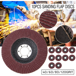 10X Disco lamellare abrasivo Ruote 125mm Dischi abrasivi per smerigliatrice angolare Metallo40 en oferta