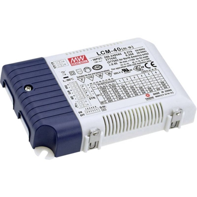 LCM-40DA Driver per LED Corrente costante 42 W 0.35 - 1.05 A 2 - 100 V/DC dimmerabile, Circuito PFC, Protezio - Mean Well