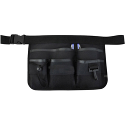 Borsa porta attrezzi nera da cintura senza strisce riflettenti per attrezzi da giardinaggio en oferta