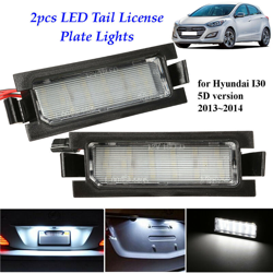 2x luci targa a LED per Hyundai I30 5D hatchback wagon 13-14 características