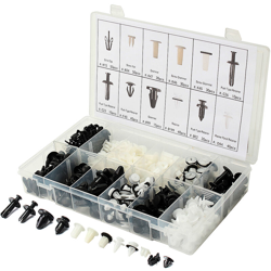 370pcs RIVET Clip per fori per pannelli in plastica tipo rivetto a spinta per auto precio