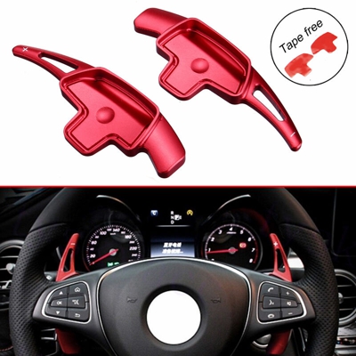 Coppia di leve del cambio al volante per Mercedes-Benz AB C CLASS W117 GLC 2015-2019