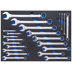 BGS carrello portautensili Inserto, Maul anello e profilo – Chiave, 22 pezzi, 1 pezzi, 4012 en oferta