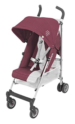 Passeggino Maclaren Triumph - Leggero, portata fino a 25 kg. Cappottina estensibile UPF 50+/impermeabile, sedile imbottito lavabile reclinabile, 4 ruo