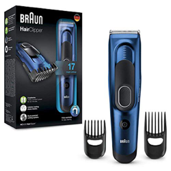 Braun HC5030, Tagliacapelli, Regolabarba Uomo, Rasoio Elettrico Barba Con 17 Impostazioni Di Lunghezza, Idea Regalo Festa del Papà características