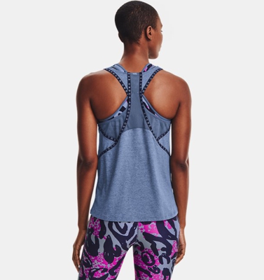 Canotta UA Knockout Mesh Back da donna