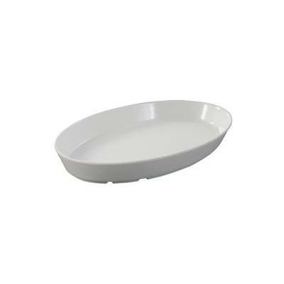Vassoio ovale da buffet in melamina 32x20 Floating