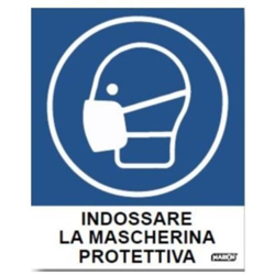 Busta 2 Fogli Indossare la Mascherina - Markin en oferta