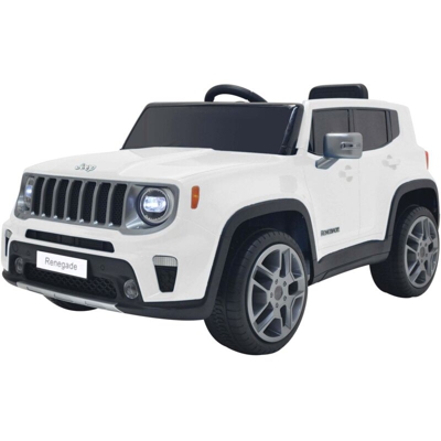 Macchina Elettrica Per Bambini 12v Renegade Bianca - Jeep
