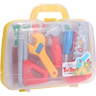Scatola porta attrezzi portatile in plastica per bambini