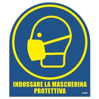 Busta 2 Fogli Pvc Indossare la Mascherina - Markin