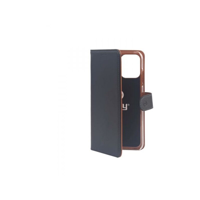 Wally custodia per cellulare 15,5 cm (6.1') Custodia a libro Nero, Marrone - Celly
