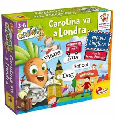 Lisciani - Gioco interattivo bambini Carotina va a Londra giochi didattici 3-6 anni