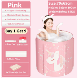Vasca da bagno pieghevole Vasca da bagno per adulti Baby Swimming Pool SPA bagno 70x65cm precio