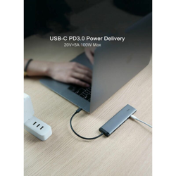 Hub adattatore docking station USB-C 7 in 1 YOUPIN con 4K HDMI HD USB-C PD3.0 Display Power Scheda di memoria USB 3.0 características