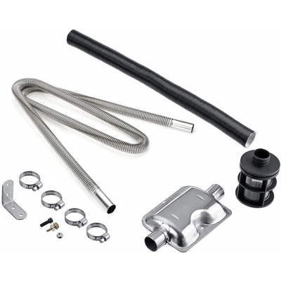 Kit silenziatore di scarico 24mm + filtro + tubo di scarico + tubo di aspirazione aria Pr riscaldatore Diesel Eberspacher