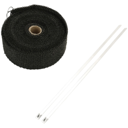 Nastro in fibra di vetro per auto e moto modificato nastro isolante termico nero 0,5 m (2 barre d'acciaio) características