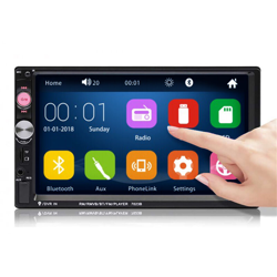 Lettore MP5 per auto 7 pollici 2 DIN Bluetooth vista posteriore Navigazione vista posteriore vivavoce FM características