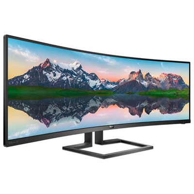Monitor 49'' LCD VA Curvo Gaming 498P9/00 5120x1440 Dual QHD Tempo di Risposta 5 ms