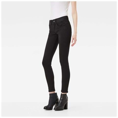 Pantaloni Gstar Lynn D Mid Waist Super Skinny L28 Abbigliamento Donna W25-l28