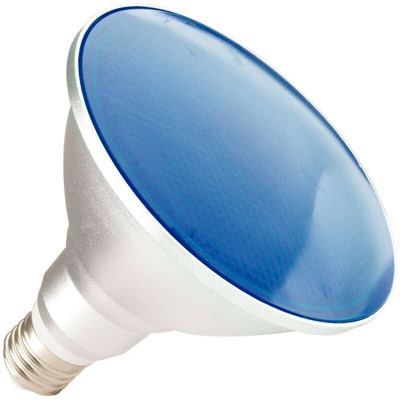 Ledkia - Lampadina LED E27 PAR38 15W Waterproof IP65 Luce Blu Azzurro