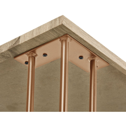 Hairpin Leg Gambe per tavolo robuste in un set di 4 d´acciaio - color rame - 40cm - 3 barre precio