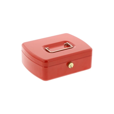 Burg Wachter - Burg-Wächter Office 2207 Cassetta di Sicurezza con Fessura per Le Monete, Rosso