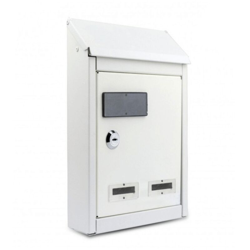 Cassetta postale Bianco verniciata a polvere h 35 cm montaggio a parete precio