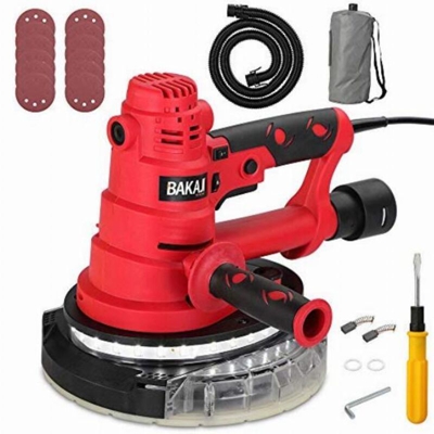 Bakaji - Levigatrice Muro Soffitto Carteggiatrice Cartongesso Pareti con Sacco 750W