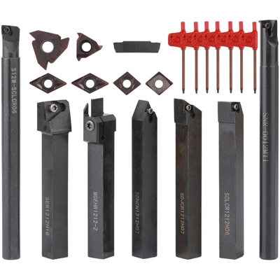 Lama multifunzione in metallo duro, utensile da tornio, 12 mm