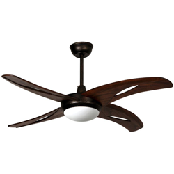 Ventilatore da soffitto AC 122cm 2XE14 Legno en oferta