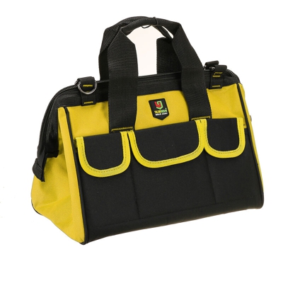 Drillpro - Borse per attrezzi portatili Tracolla per organizer in tessuto Oxford (gialla, 12 pollici senza cinghie)