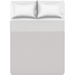Lenzuolo Piano Basik In Cotone, Da 2 Piazze Grigio características