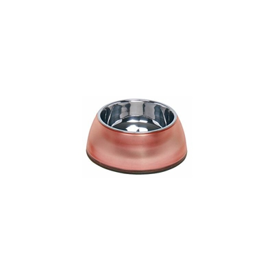 Ciotola Dog Diva, Trasparente, 22Â cm, Rosso - Nobby
