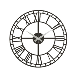 Homemania - Orologio Wall da Parete - per Soggiorno, Cucina - Nero in Metallo, 50 x 0,2 x 50 cm precio