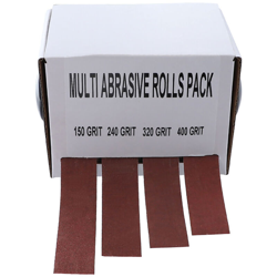 4 pezzi 25 mm x 6 m Rotolo di nastro abrasivo rotante Carta abrasiva in tessuto smerigliato - Drillpro características