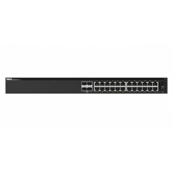 N-Series N1124P-ON Gestito L2 Gigabit Ethernet (10/100/1000) Nero 1U Supporto Power over Ethernet (PoE) - Dell características