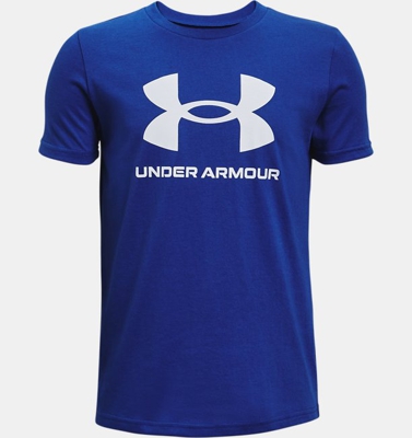 Maglia a manica corta UA Sportstyle Logo da ragazzo