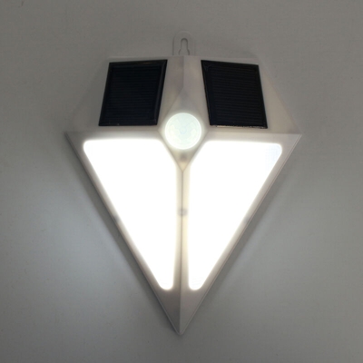 Drillpro - Lampada solare a LED impermeabile 6 LED a energia solare PIR Applique da parete Sensore di movimento Lampada da giardino solare per