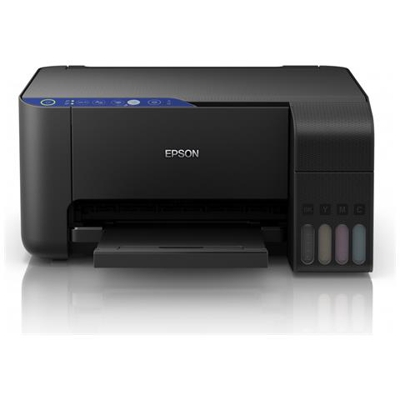 Stampante Multifunzione EcoTank ET-2711 Inkjet a Colori Stampa Scansione Copia A4 10 ppm (B / N) 5 ppm (a Colori) WiFi USB 2.0